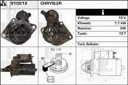 EDR 910212 - Стартер autodnr.net