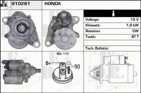 EDR 910281 - Стартер autodnr.net