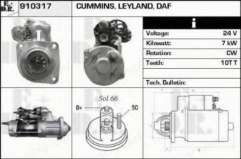 EDR 910317 - Стартер autodnr.net