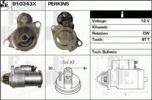 EDR 910343X - Стартер autodnr.net