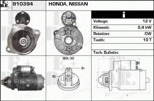 EDR 910394 - Стартер autodnr.net