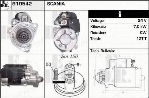 EDR 910542 - Стартер autodnr.net