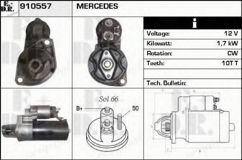 EDR 910557 - Стартер autodnr.net