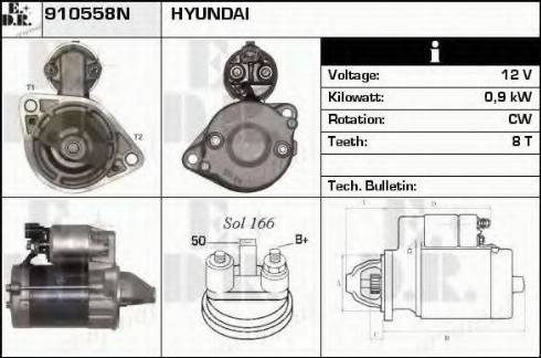 EDR 910558N - Стартер avtokuzovplus.com.ua