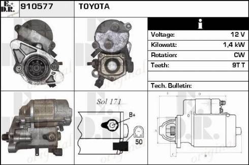 EDR 910577 - Стартер autodnr.net