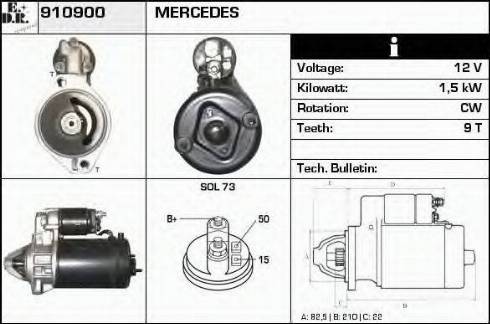 EDR 910900 - Стартер autodnr.net