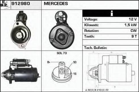 EDR 912980 - Стартер autodnr.net