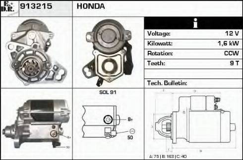 EDR 913215 - Стартер autodnr.net