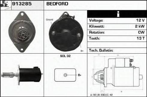 EDR 913285 - Стартер autodnr.net