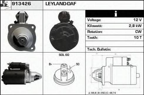 EDR 913426 - Стартер autodnr.net