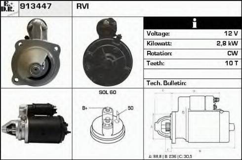 EDR 913447 - Стартер autodnr.net