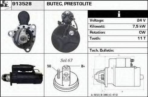 EDR 913528 - Стартер autodnr.net