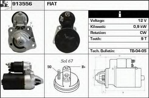 EDR 913556 - Стартер autodnr.net