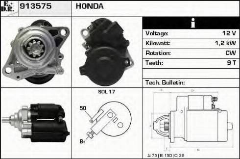 EDR 913575 - Стартер autodnr.net