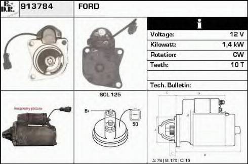 EDR 913784 - Стартер autodnr.net