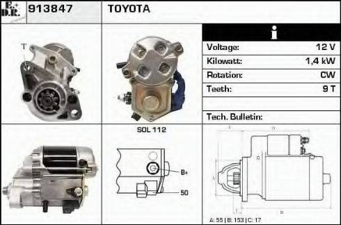 EDR 913847 - Стартер autodnr.net