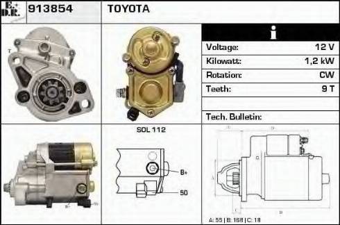 EDR 913854 - Стартер autodnr.net