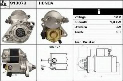 EDR 913873 - Стартер autodnr.net