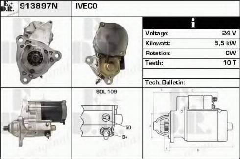 EDR 913897N - Стартер autodnr.net