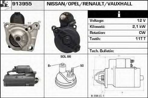 EDR 913955 - Стартер autodnr.net