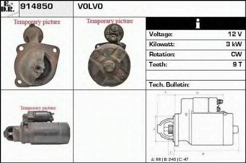 EDR 914850 - Стартер autodnr.net