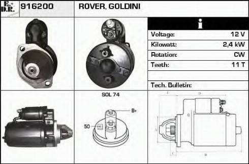 EDR 916200 - Стартер autodnr.net