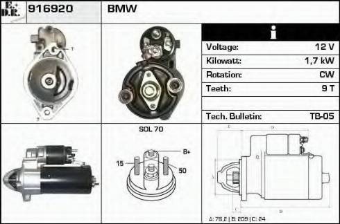 EDR 916920 - Стартер autodnr.net