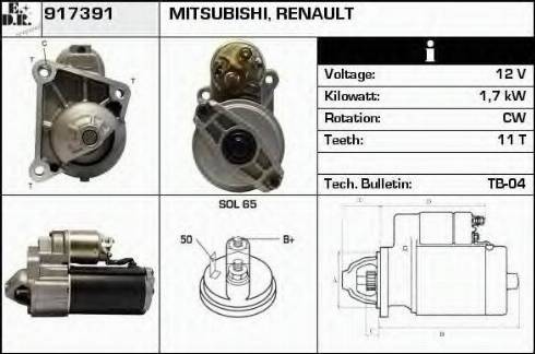 EDR 917391 - Стартер autodnr.net