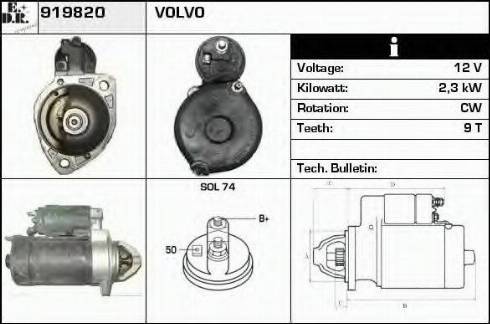 EDR 919820 - Стартер autodnr.net