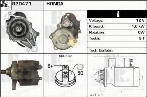 EDR 920471 - Стартер autodnr.net