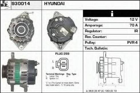 EDR 930014 - Генератор autocars.com.ua