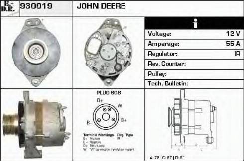 EDR 930019 - Генератор autocars.com.ua