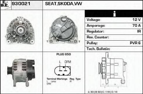 EDR 930021 - Генератор autocars.com.ua