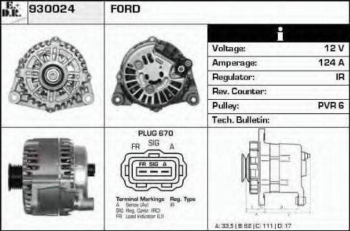 EDR 930024 - Генератор autocars.com.ua