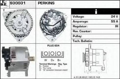 EDR 930031 - Генератор autocars.com.ua