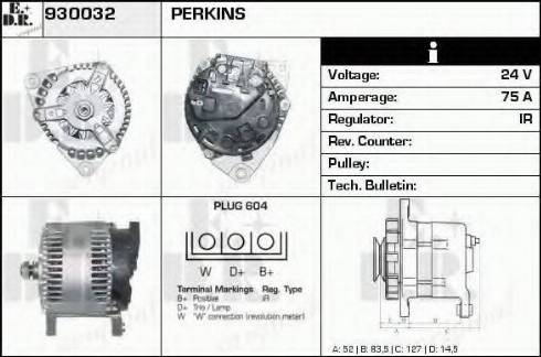 EDR 930032 - Генератор autocars.com.ua