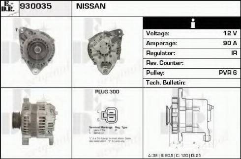 EDR 930035 - Генератор autocars.com.ua