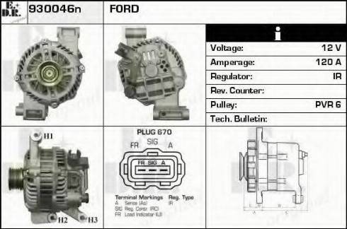 EDR 930046N - Генератор avtokuzovplus.com.ua