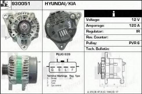 EDR 930051 - Генератор autocars.com.ua