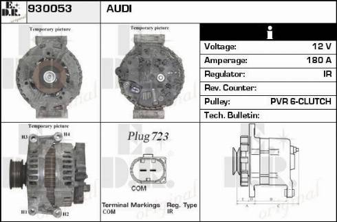 EDR 930053 - Генератор avtokuzovplus.com.ua