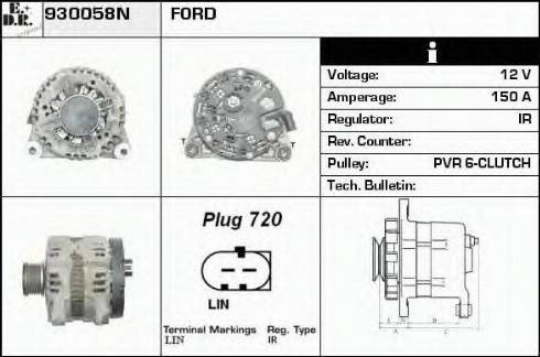 EDR 930058N - Генератор autocars.com.ua