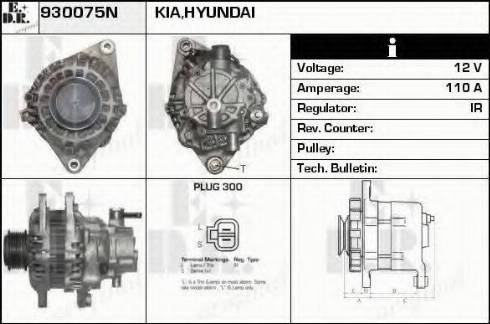 EDR 930075N - Генератор avtokuzovplus.com.ua