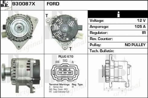 EDR 930087X - Генератор autocars.com.ua