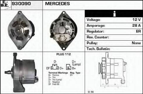 EDR 930090 - Генератор autocars.com.ua