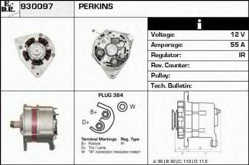 EDR 930097 - Генератор avtokuzovplus.com.ua