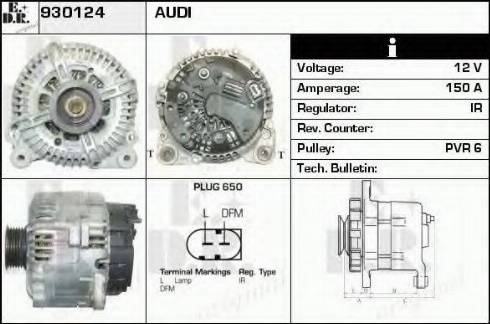 EDR 930124 - Генератор autocars.com.ua