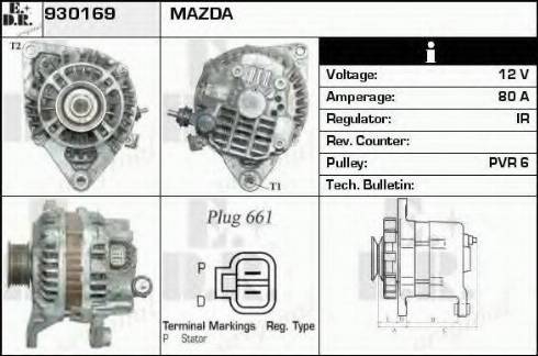 EDR 930169 - Генератор autocars.com.ua