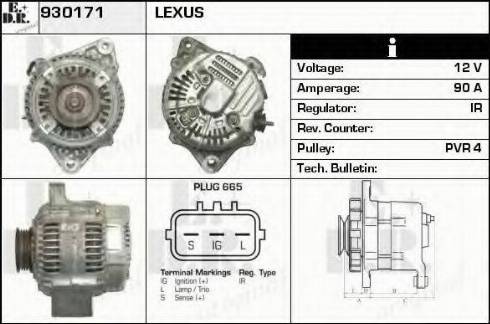 EDR 930171 - Генератор autocars.com.ua