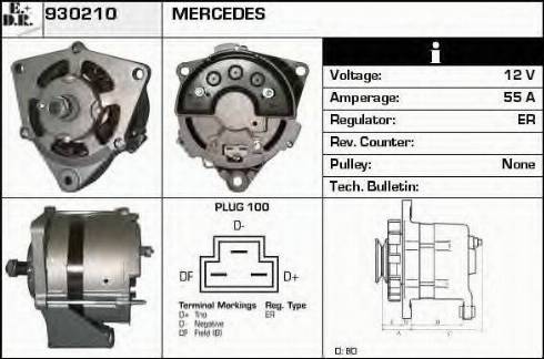 EDR 930210 - Генератор autocars.com.ua