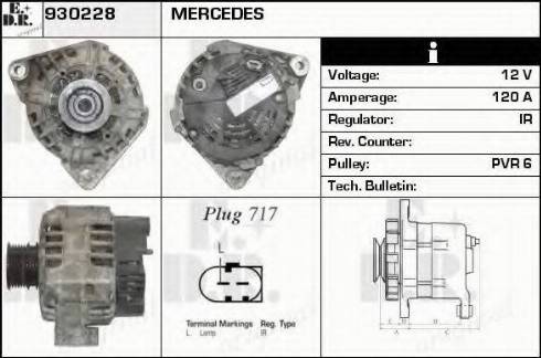 EDR 930228 - Генератор avtokuzovplus.com.ua